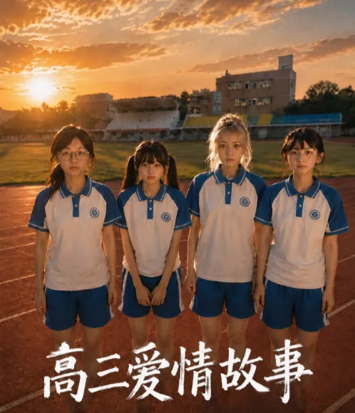 橙果短剧《高三爱情故事》都市逆袭海报，全30集，2026-09-01上映